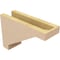 Ekena Millwork 4"W x 12"D x 8"H Classic Burlington Rough Cedar Woodgrain TimberThane Corbel, Primed Tan CORUR04X12X08BURRCPR - alternate 4